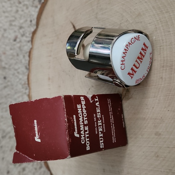 Franmara Mumm Champagne France Super Seal Champagne Bottle Stopper - Picture 1 of 7